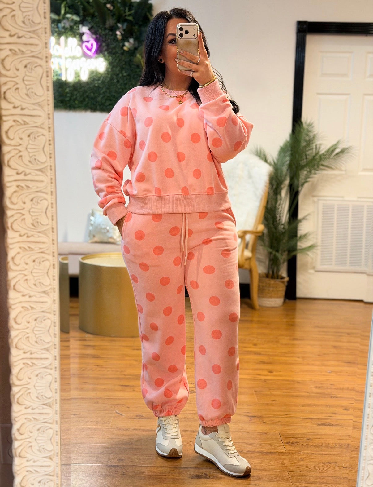 Sweet Simplicity Polka Dot Pullover