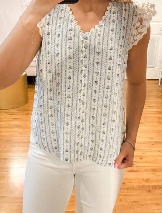 Floral Whispers Top