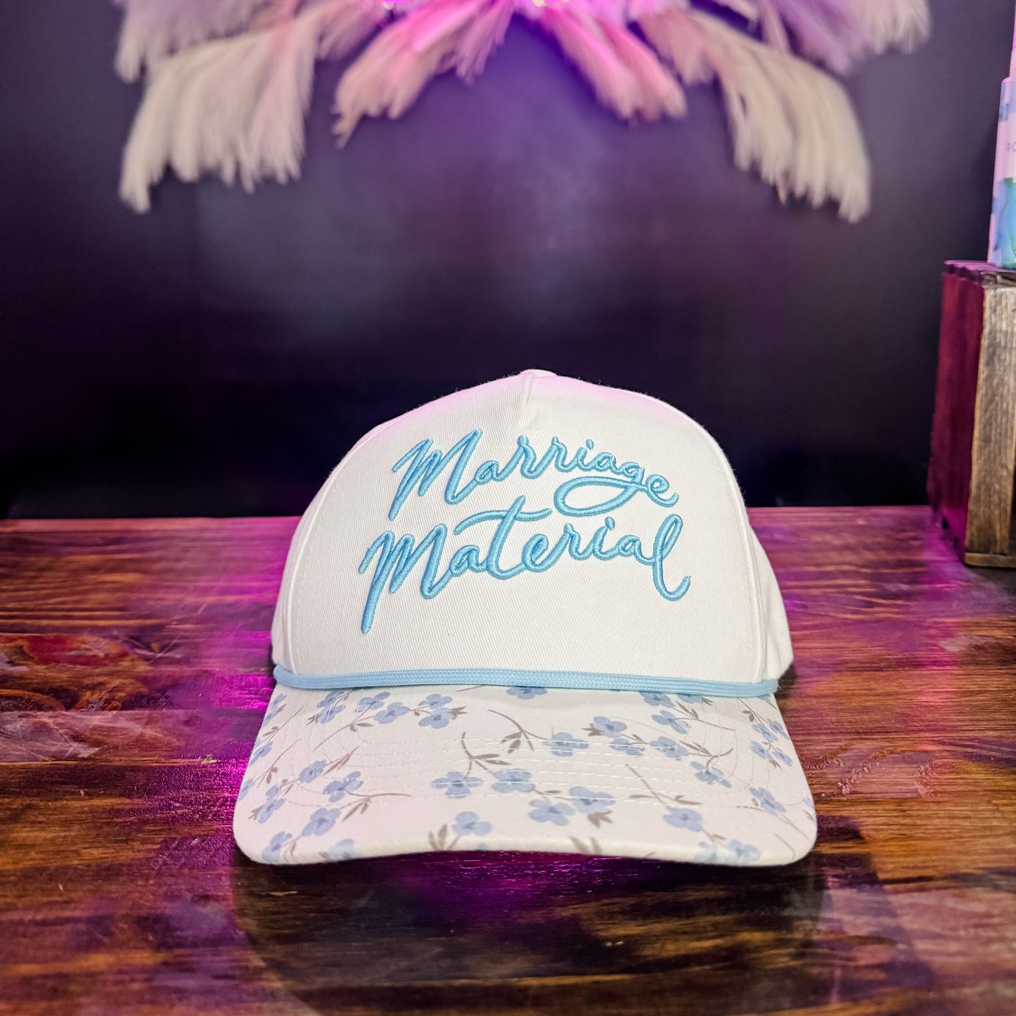 Marriage Material Statement Hat