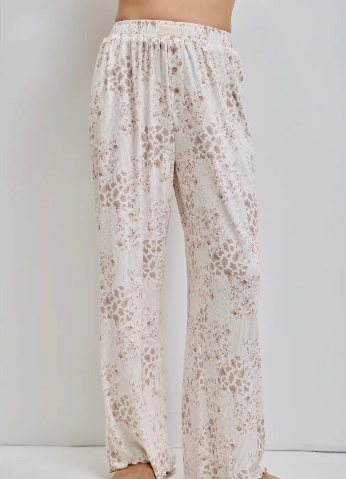 Easy Charm Patchwork Pants