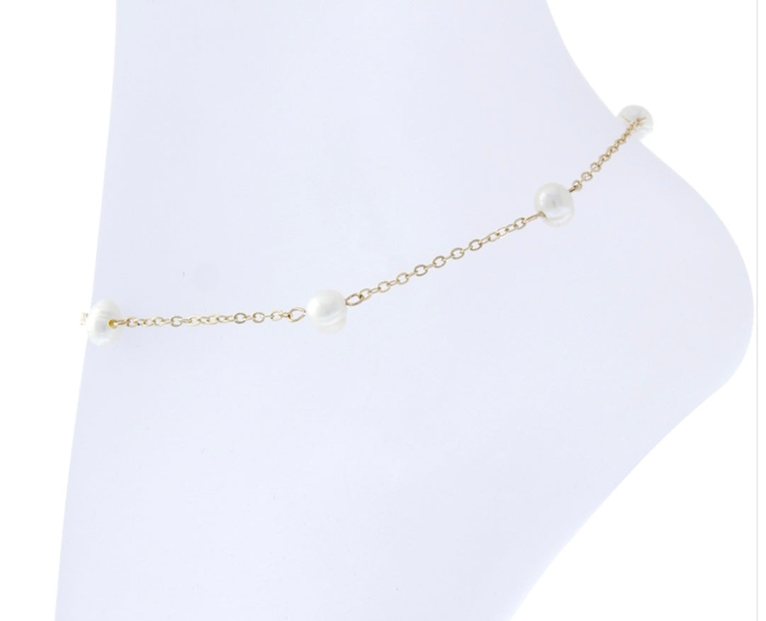 Pearl Accent Anklet