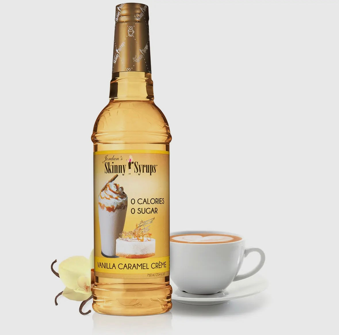 Sugar Free Vanilla Caramel Creme Syrup