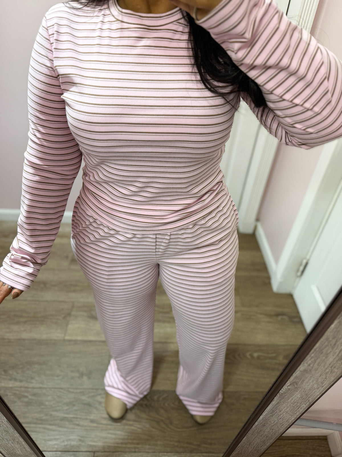 Weekend Drift Striped Lounge Set
