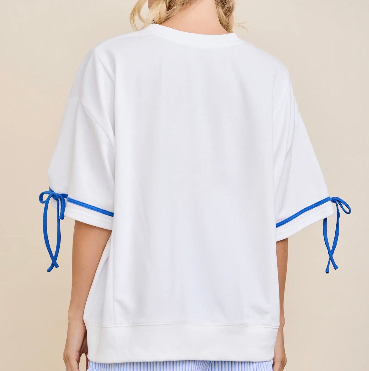 Game Day Patchwork Boxy Top