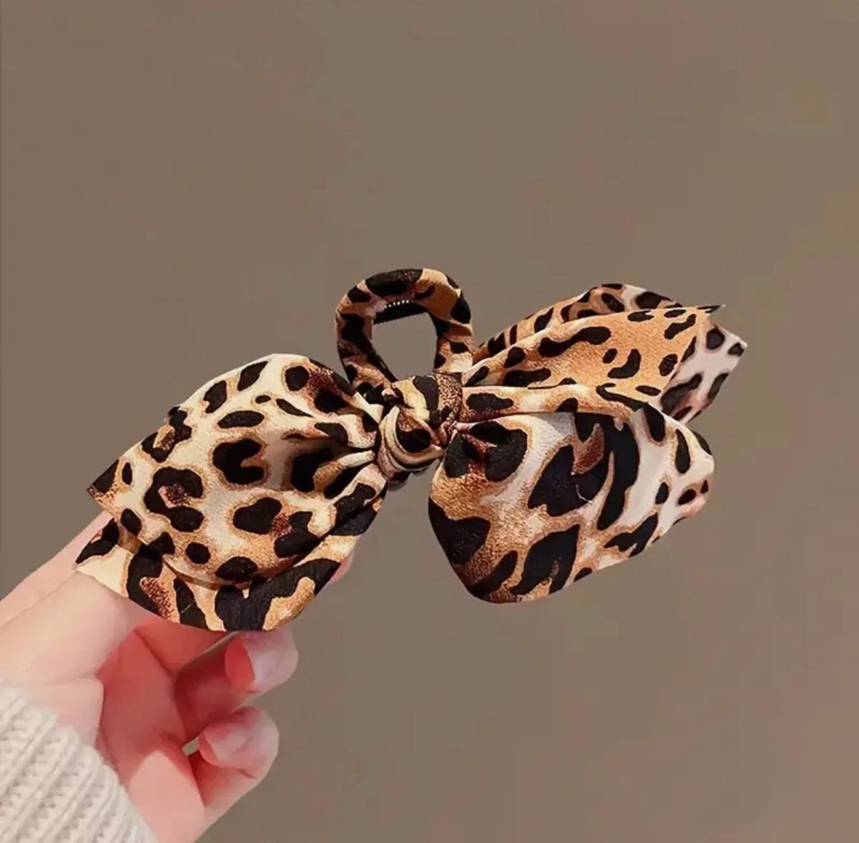 Fabric Bow Hair Clip