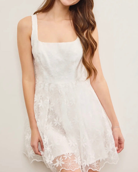 Like A Dream Floral Embroidery Dress