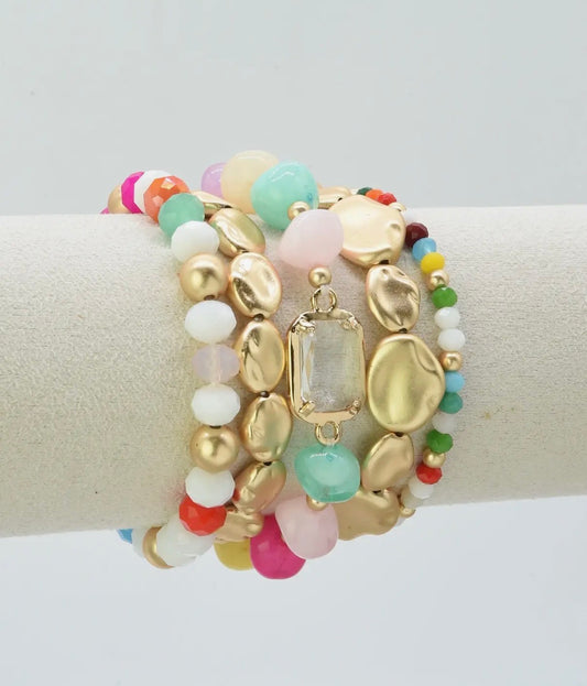 5 Piece Stretch Bracelet Set