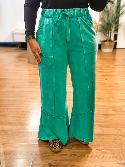 Staycation Lounge Pants, Kelly Green