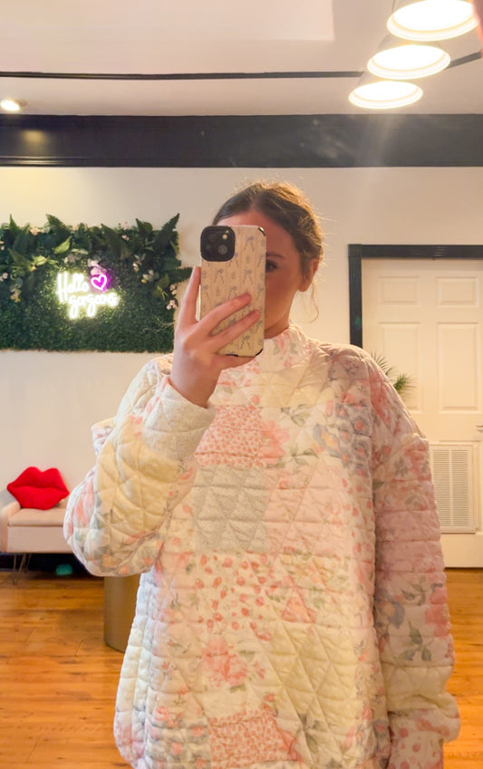 Quilted Patchwork Pullover