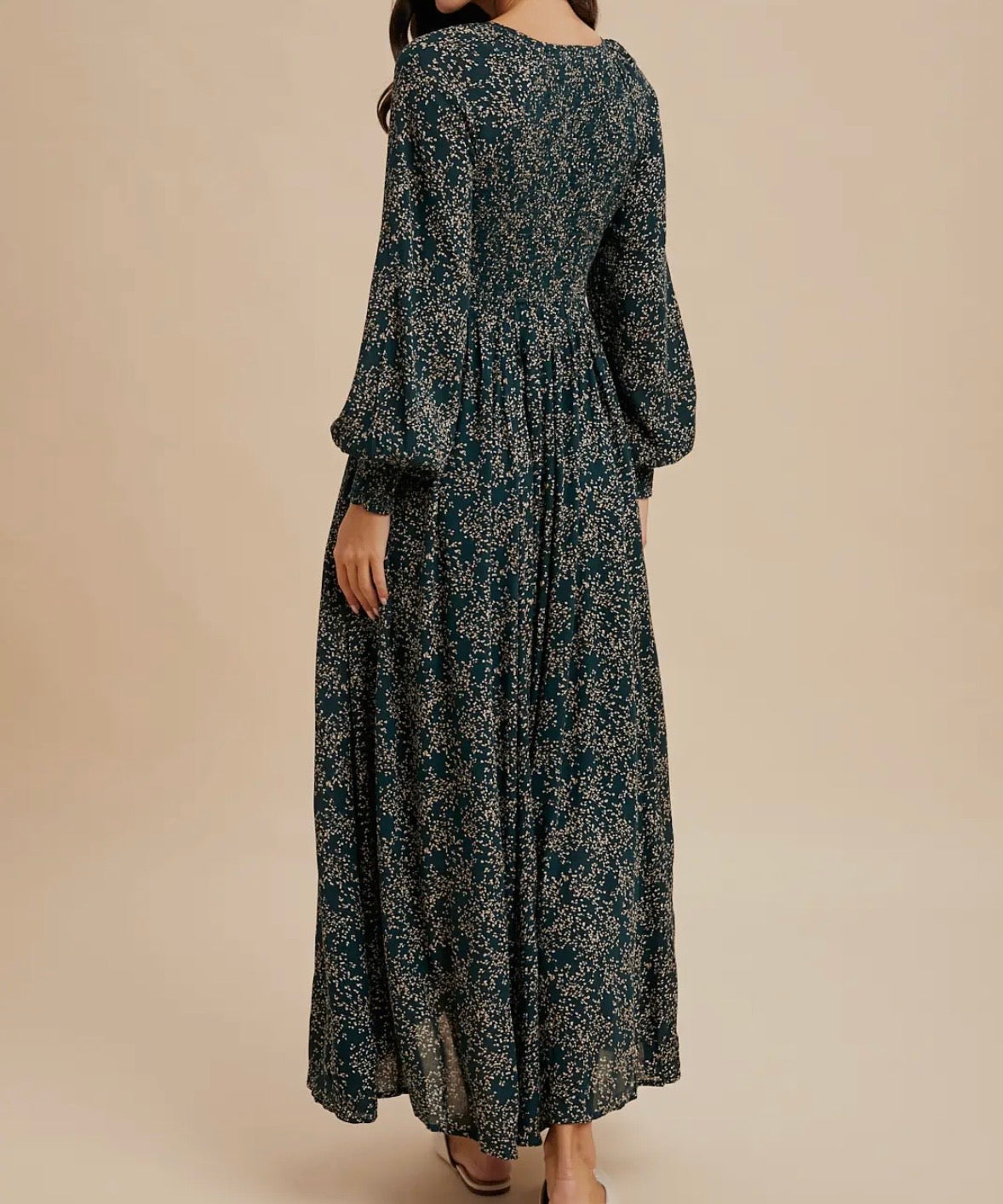 Sadie Smocked Floral Dress