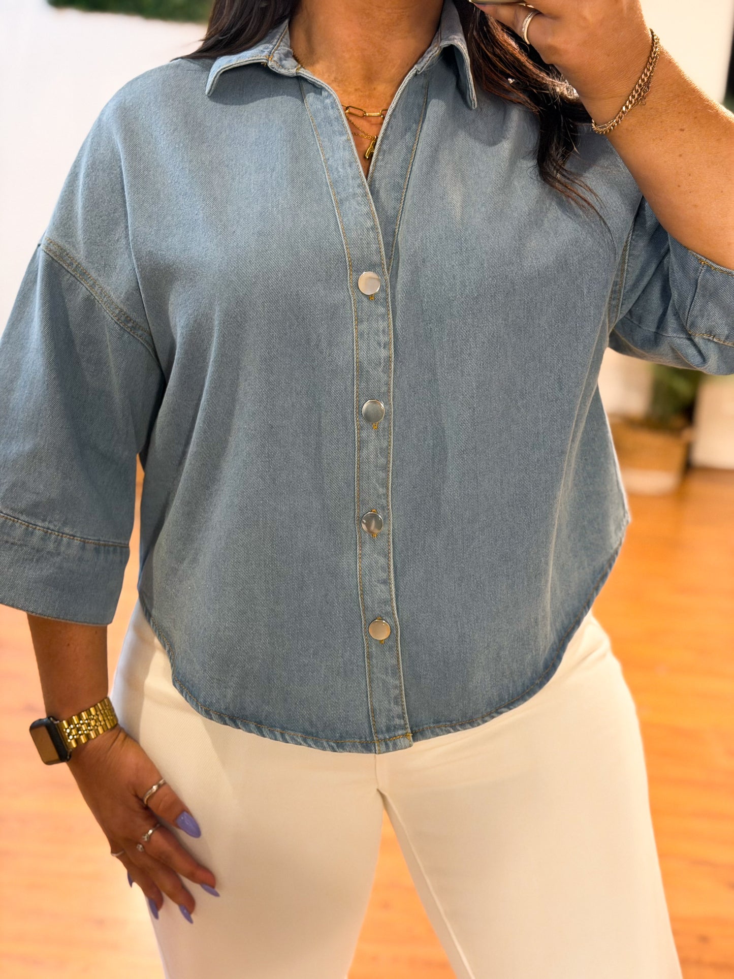 Made For You Denim Shirt