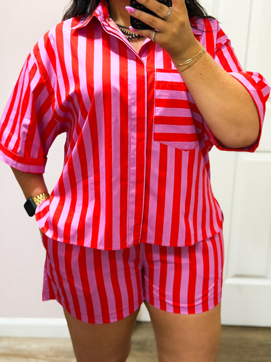 Summer Chic Striped Set