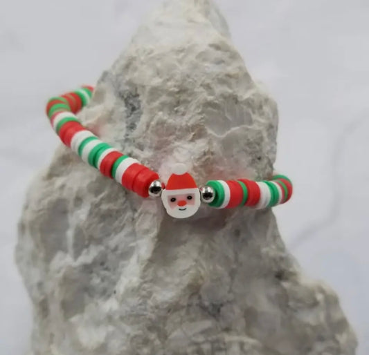 Santa Beaded Bracelet