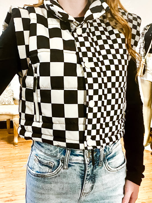 First Place Checkered Vest