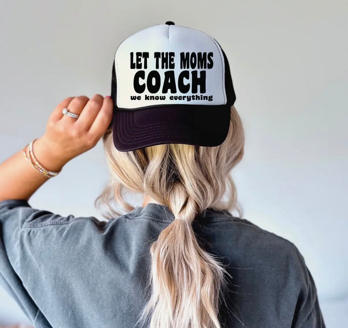 Let the Moms Coach Trucker Hat