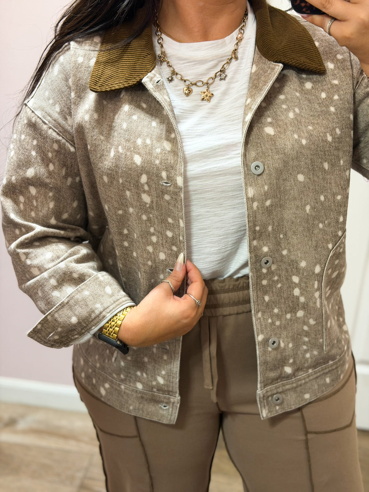 Deer Spotted Barn Jacket