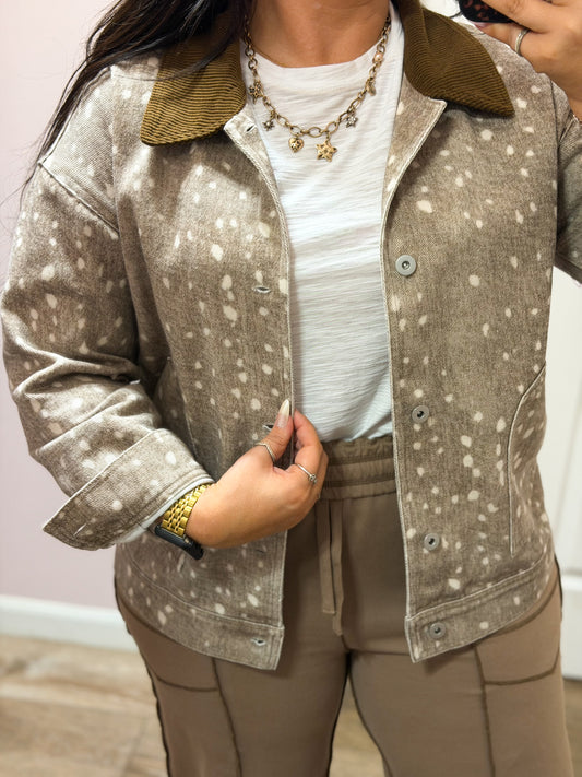 Deer Spotted Barn Jacket