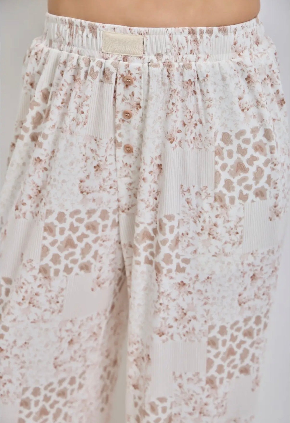 Easy Charm Patchwork Pants