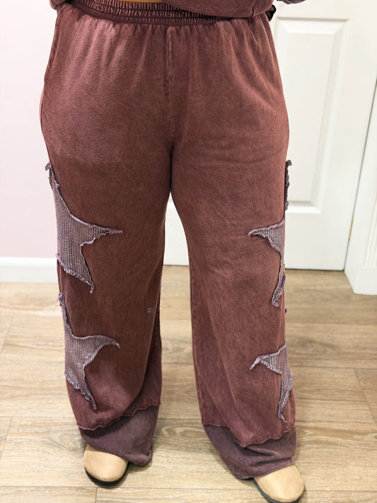 Casual Comfort Star Patch Pants
