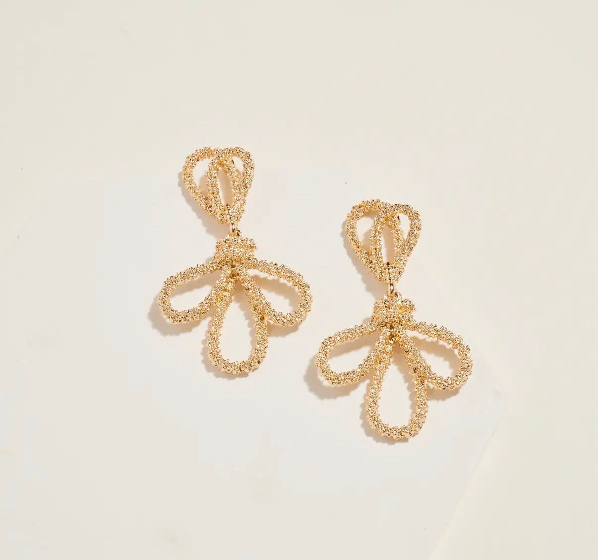 Textured Knotted Post Earrings
