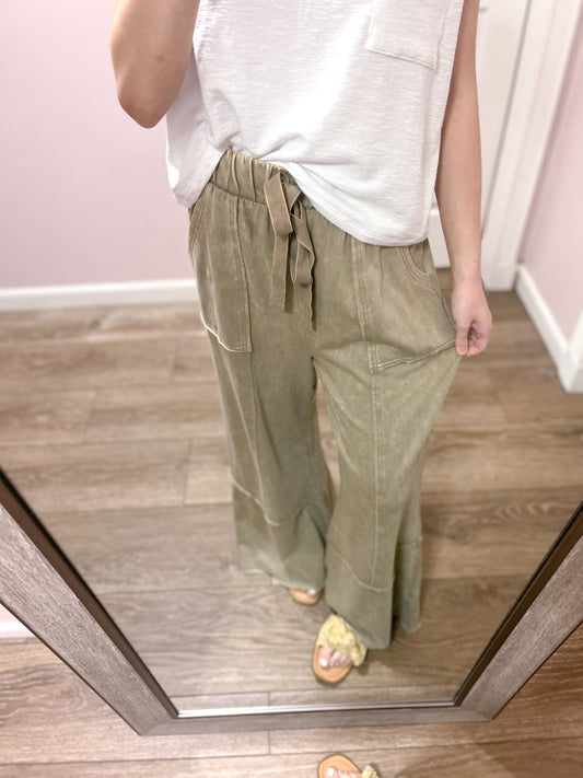 Staycation Lounge Pants, Tan