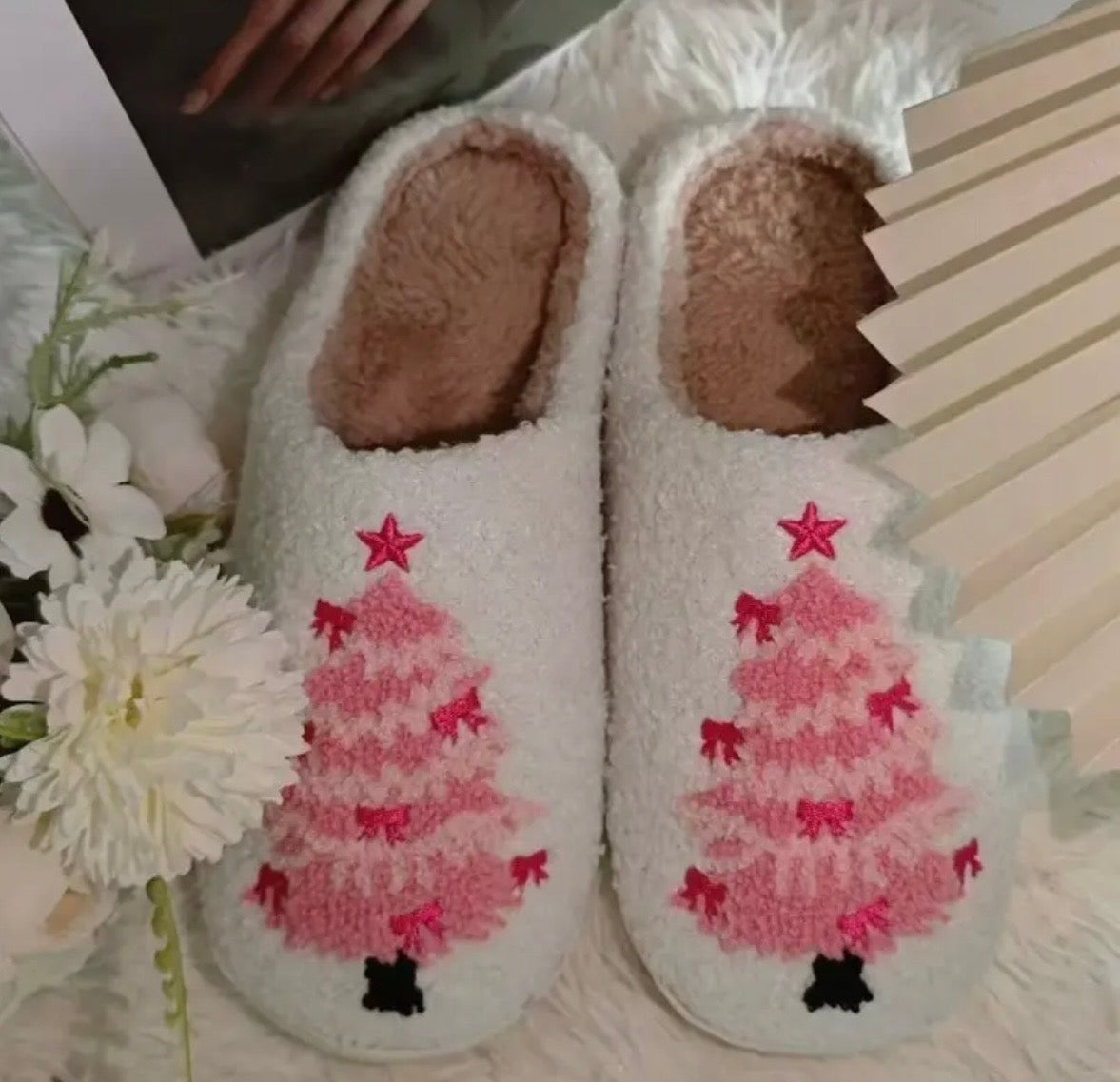Christmas Tree Slippers