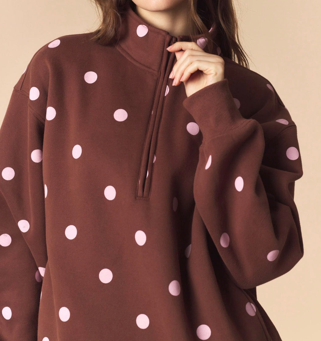 Morning Chill Polka Dot Set