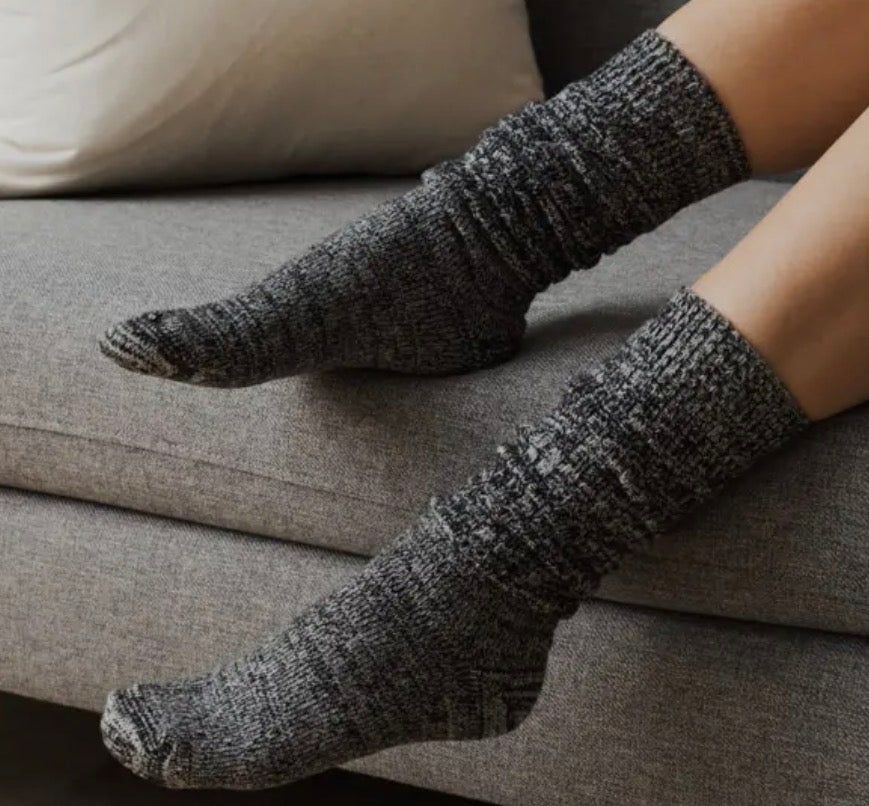 Slouchy Knit Socks