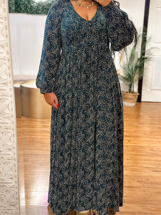 Sadie Smocked Floral Dress