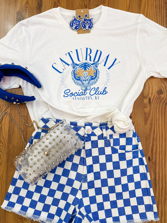 Caturday Social Club Tee