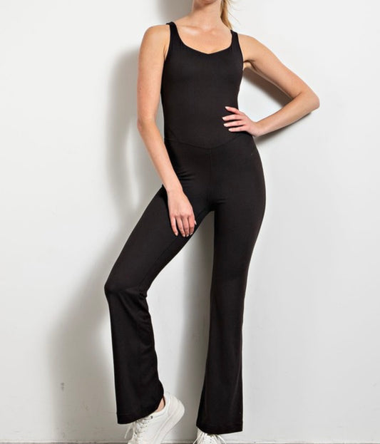 Butter Soft Flare Leg Jumpsuit