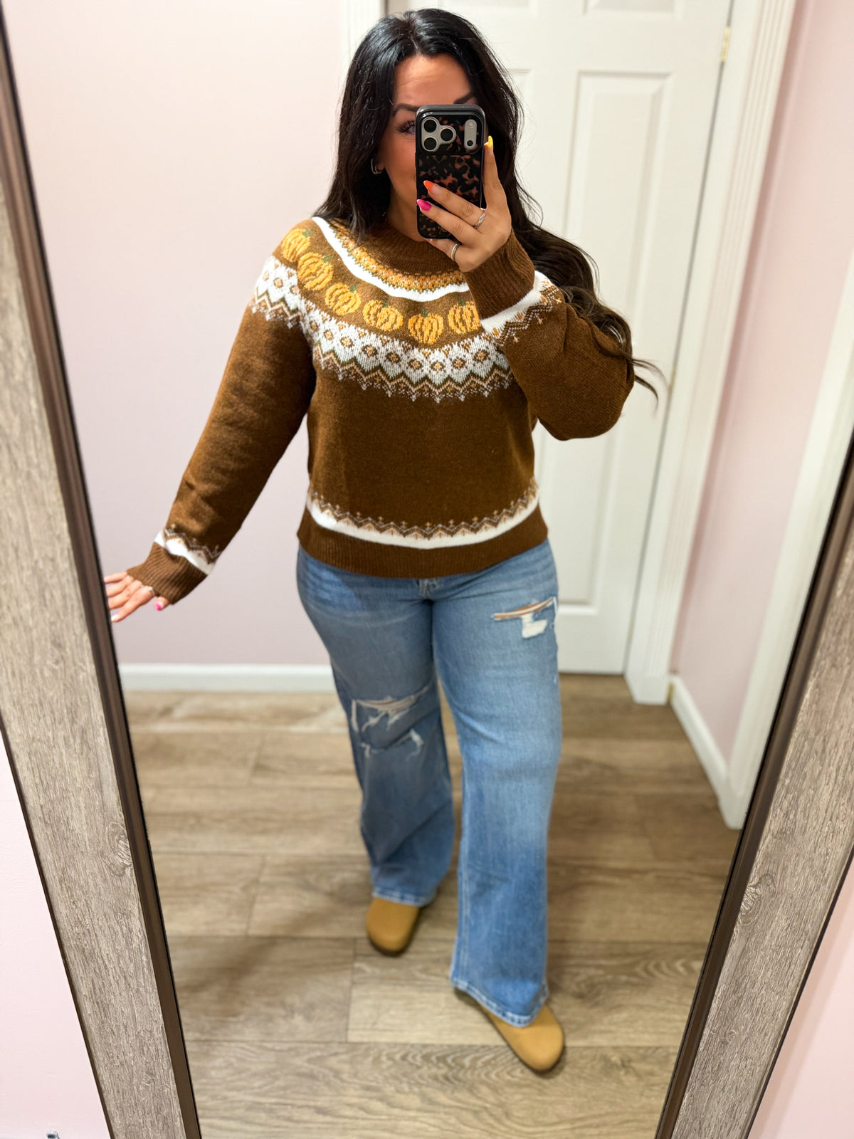 Fall Season Faire Isle Sweater
