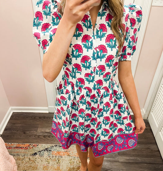 Worth the Chase Floral Dress