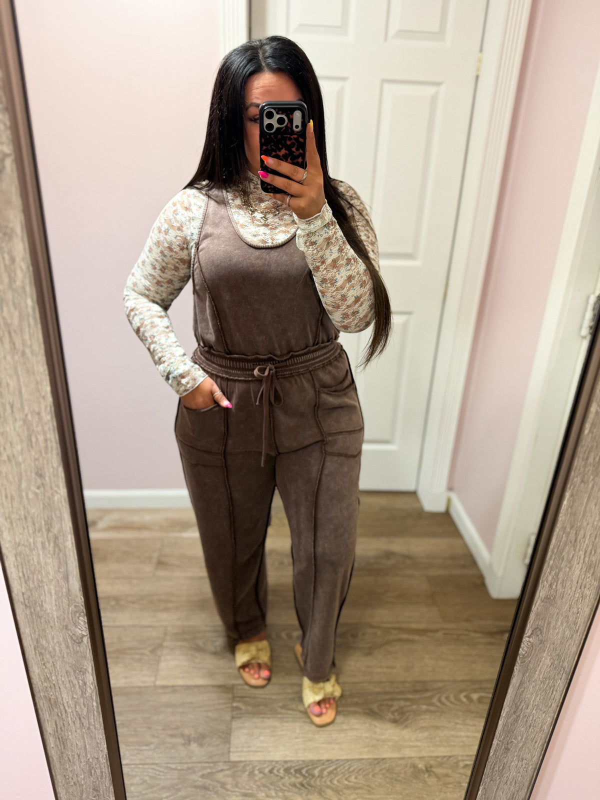Jackie Mineral Wash Jumpsuit