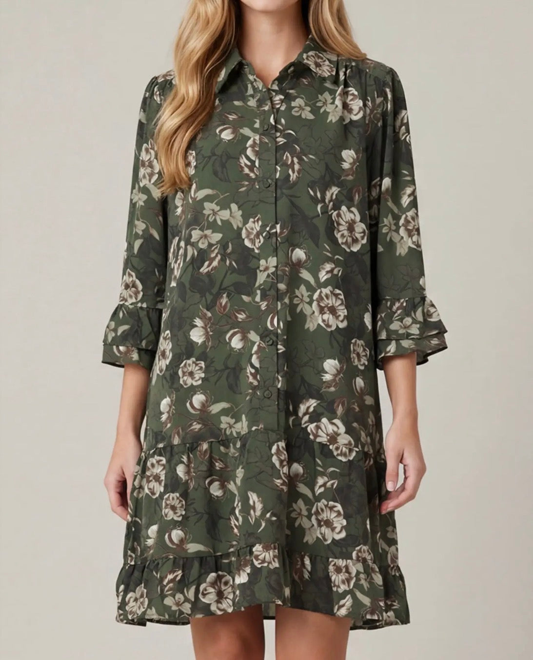 Seasonal Breeze Floral Dress