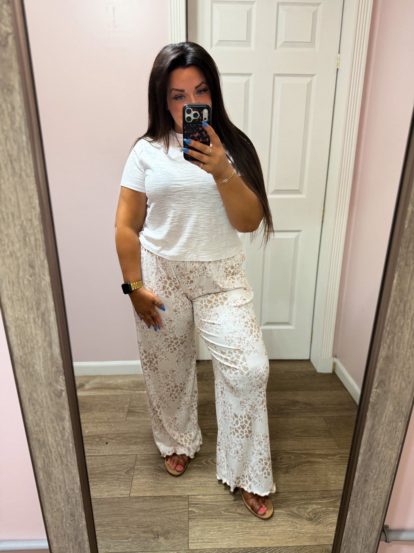 Easy Charm Patchwork Pants