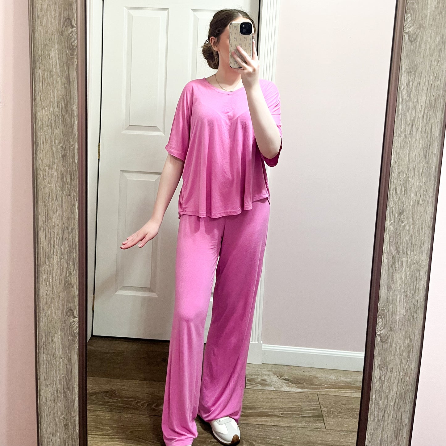 Getting Gone Two Piece Set, Pink
