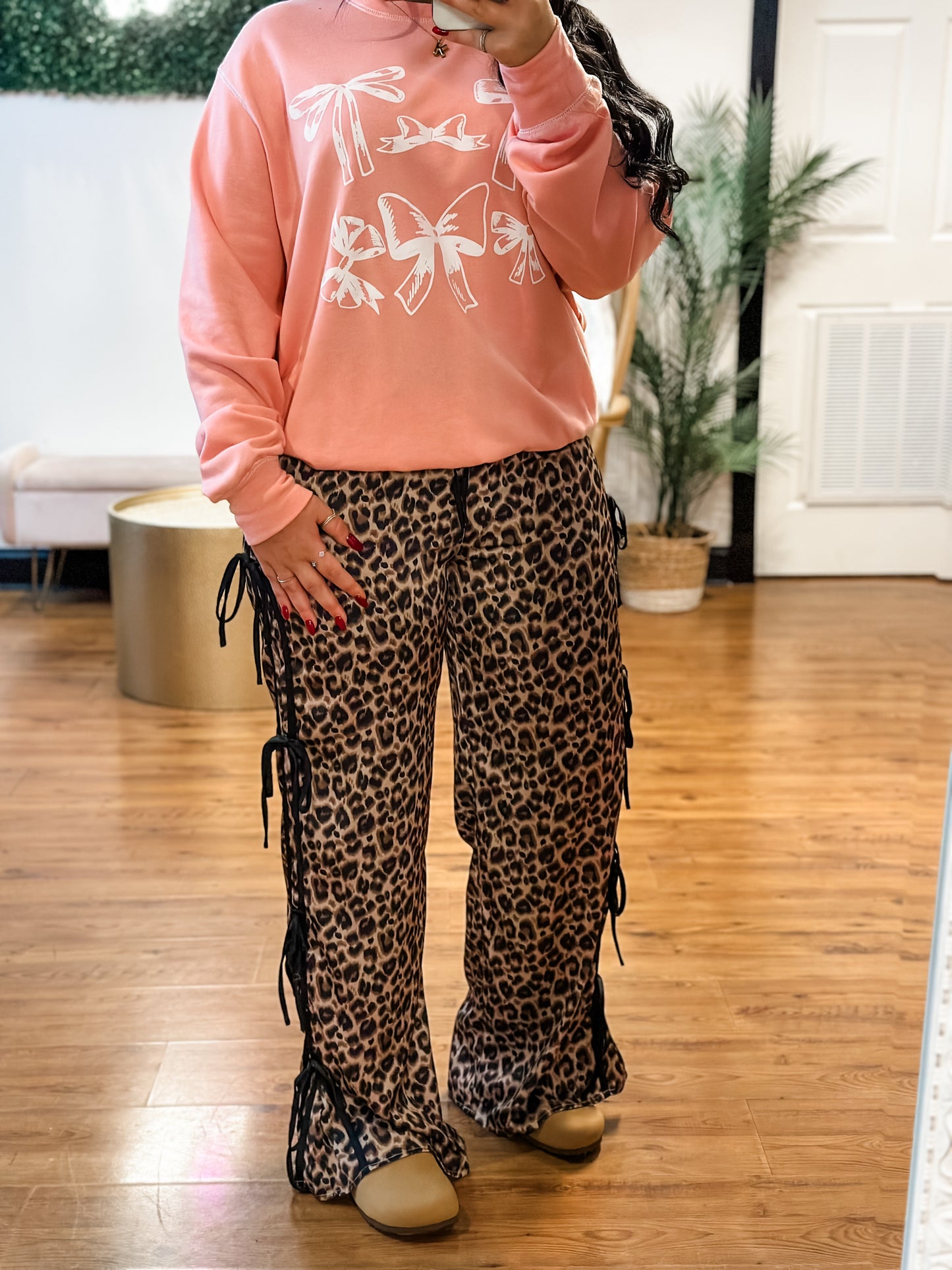 Animal Instinct Wide Leg Pants
