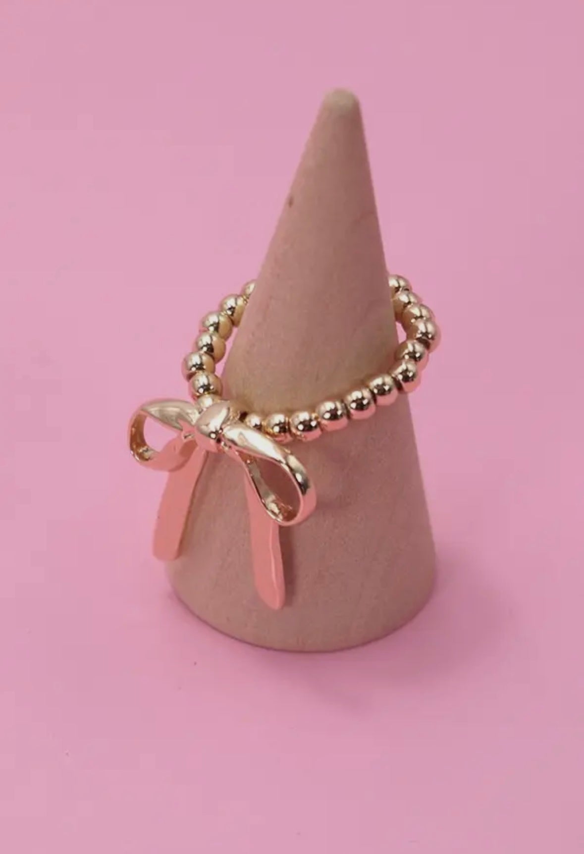 Ribbon Bow Stretch Ring