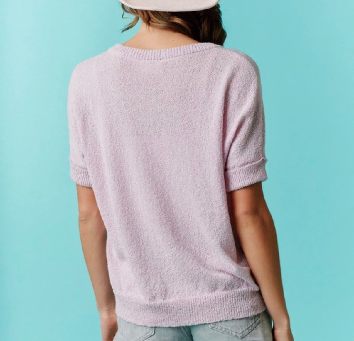 Ever So Sweet Pearl Sweater, Lavender