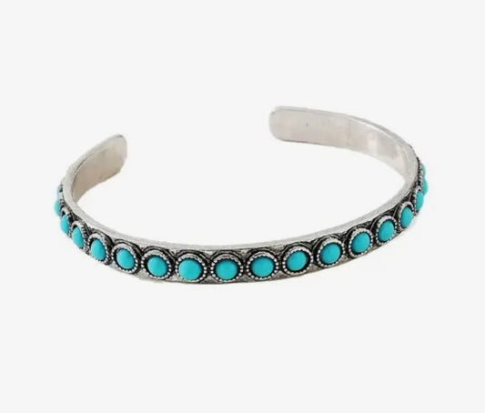 Western Cuff Stone Bracelet