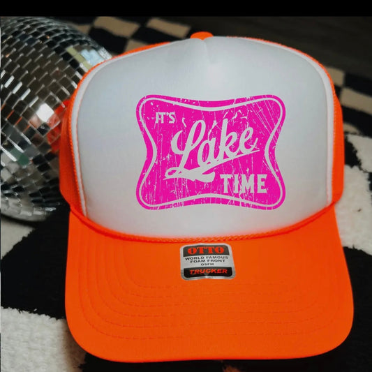 Lake Time Trucker Hat