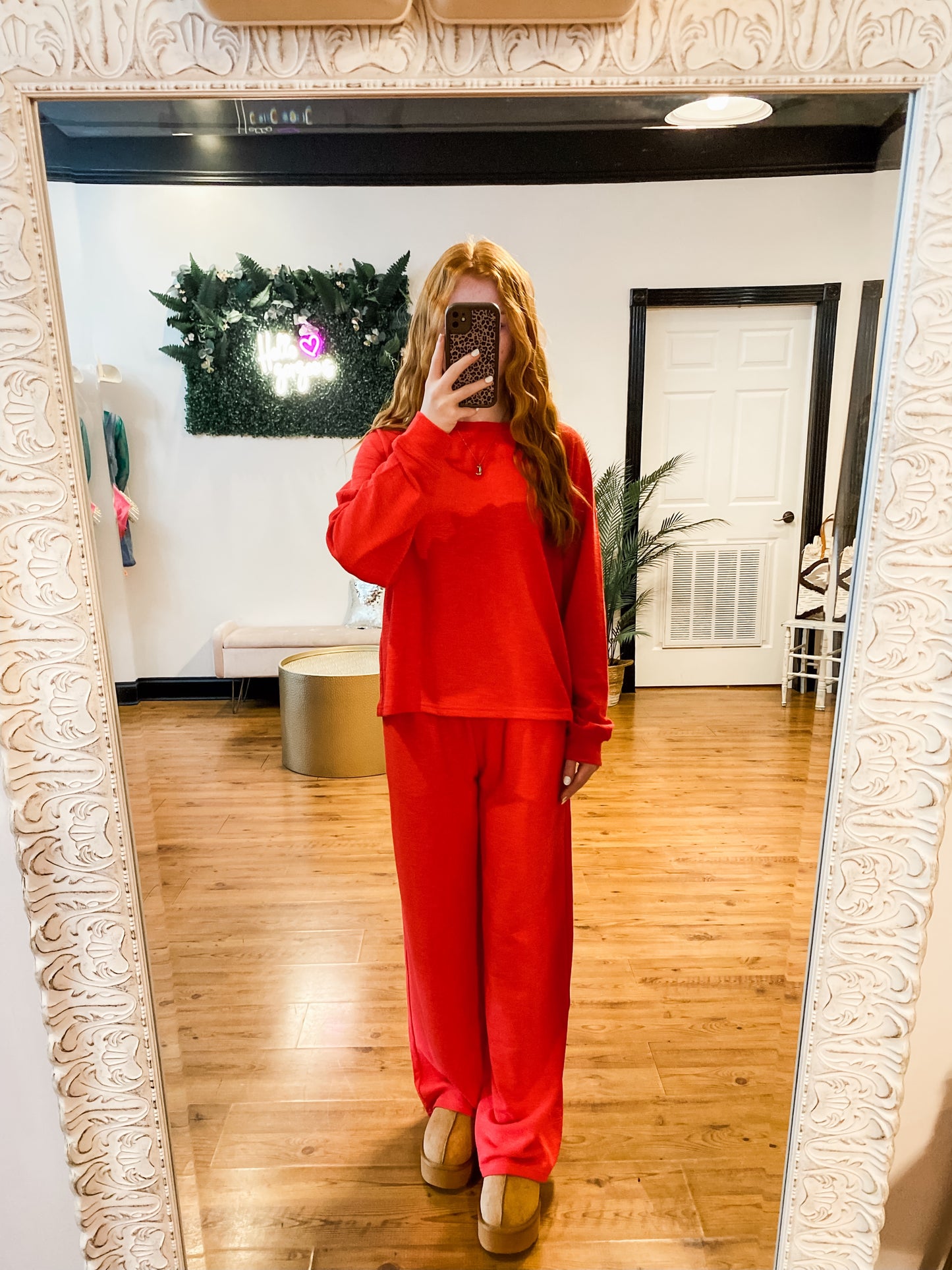 Crisp Air Two Piece Set, Cherry