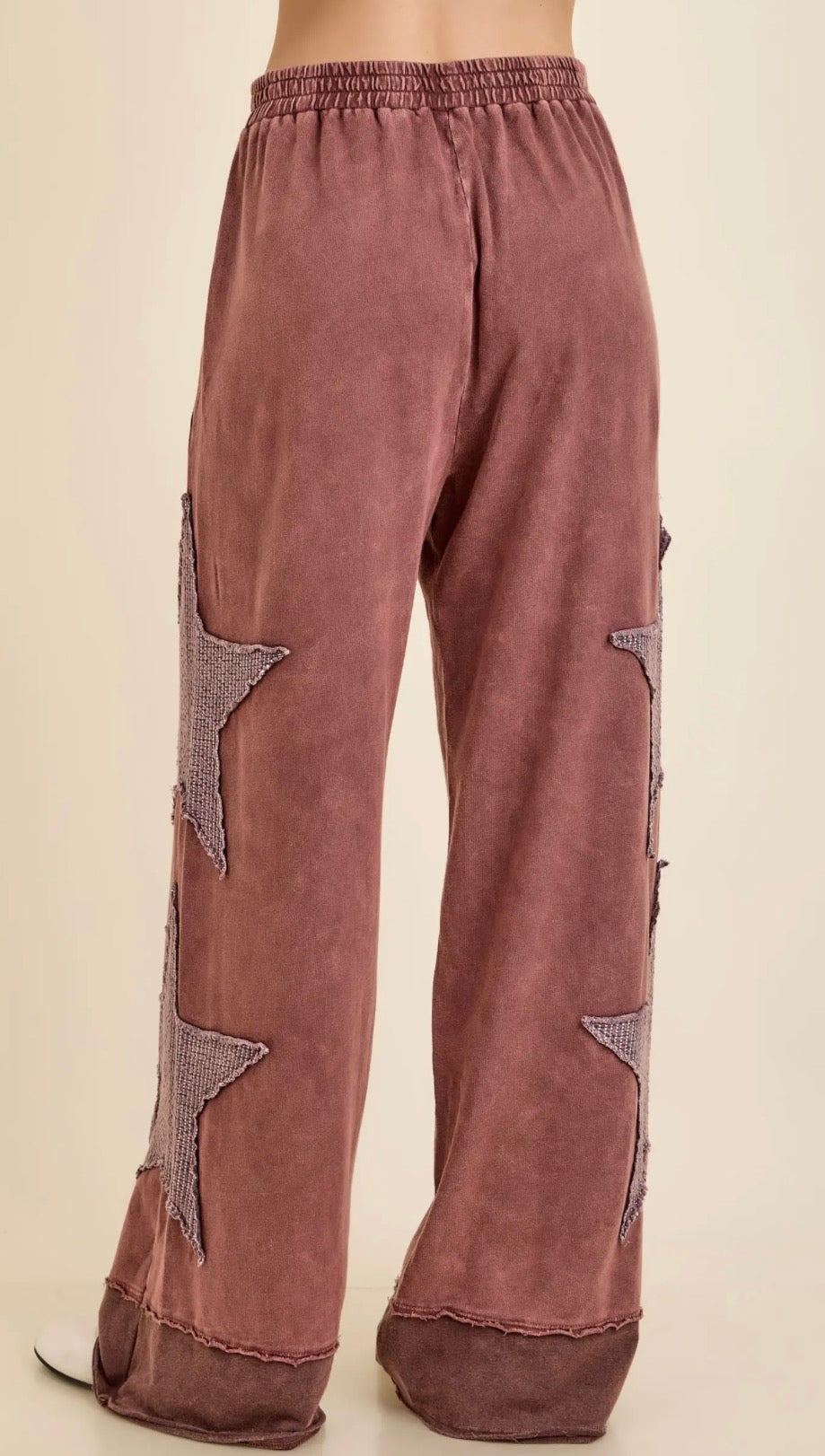 Casual Comfort Star Patch Pants