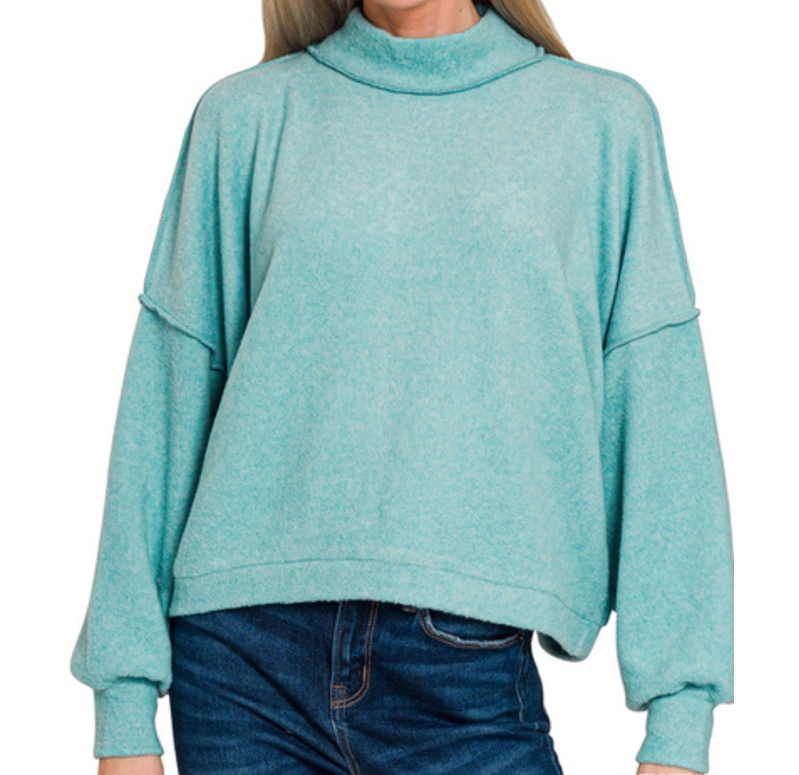 Seasonal Bliss Sweater, Teal