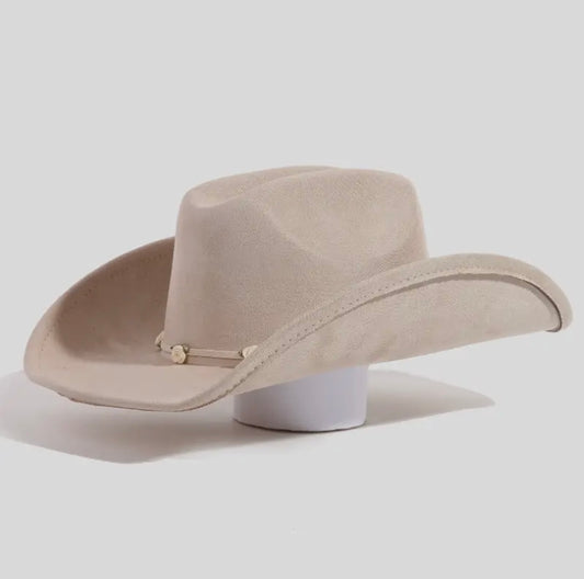 Floral Strap Western Hat