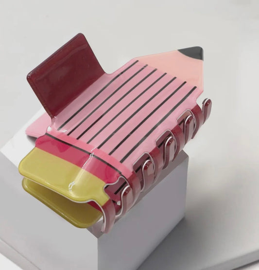 Pencil Hair Claw Clip