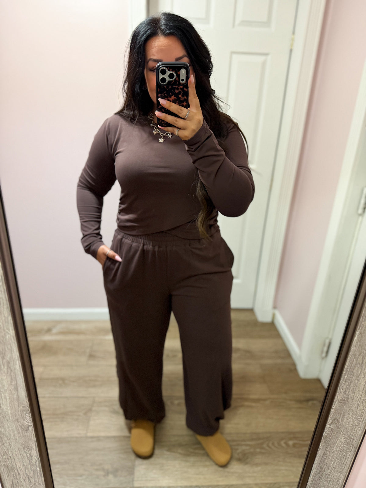 Sweet Spot Twist Lounge Set, Brown