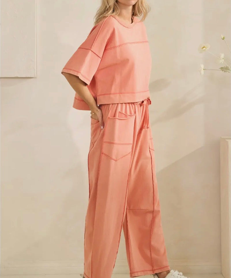 No Hard Days Two Piece Set