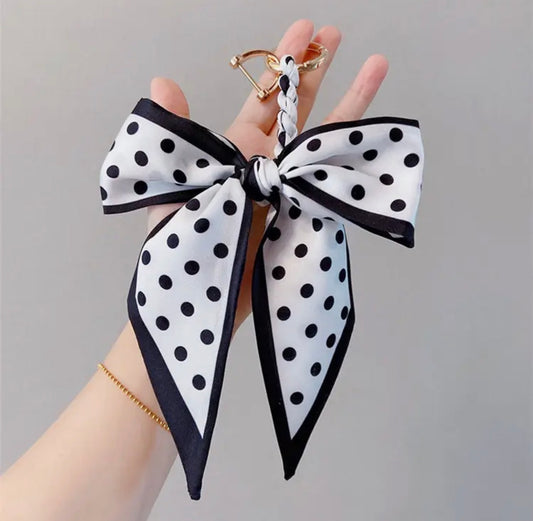 Bow Scarf Bag Charm/Keychain